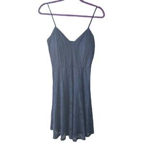 Endless Blu Lace Mini Dress Navy Size L